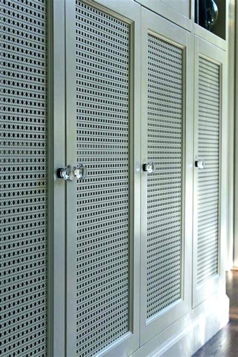 steel cabinet mesh door|decorative screen for cabinet doors.